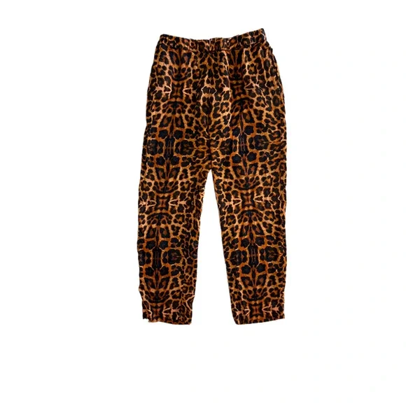 Dries Van Noten Men S Leopard Print Elasticated Waist New
